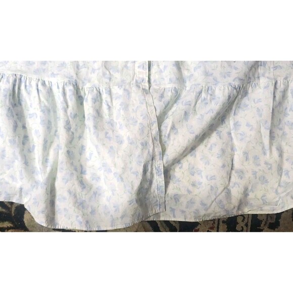 Cypress Size M Cotton Cottagecore Feminine Grannycore Ruffled Short Sleeve Gown - Picture 7 of 11